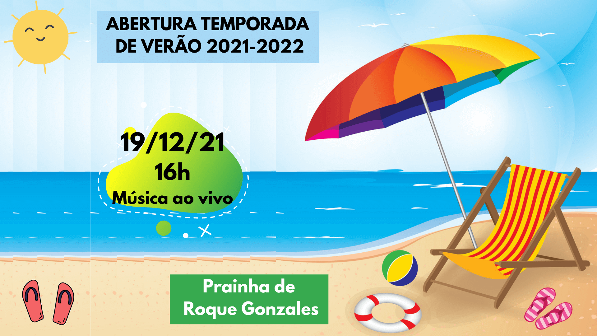 ABERTURA TEMPORADA DE VERÃO NA PRAINHA DE ROQUE GONZALES